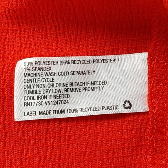 Women's Balloon Long Sleeve Wrap Dress | Ava & Viv | 1X - Picture 7 of 8